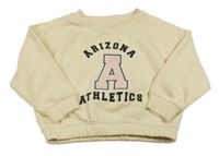 Béžová mikina s písmenem a nápisem Primark