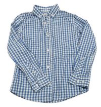 Modro-bílá kostkovaná košile Tex
