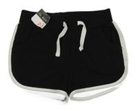 Nové - Černé teplákové kraťasy Primark