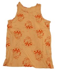 Oranžový top s jednorožci H&M