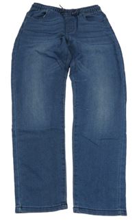 Tmavomodré teplákové rifle Pepperts