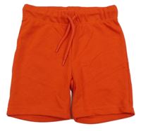 Červené teplákové kraťasy Primark