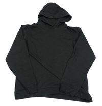 Černá mikina s kapucí 