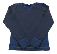 Tmavomodré thermo triko Yigga