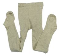 Smetanové melírované punčocháče H&M