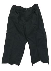 Černé chino společenské kalhoty 