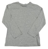 Šedé melírované triko 