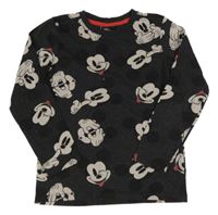 Antracitové triko s Mickeym Disney