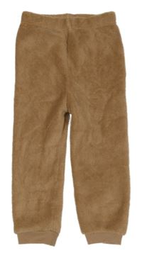 Hnědé chlupaté pyžamové kalhoty Primark