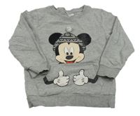 Šedá mikina s Mickeym Name it