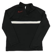 Černo-bílá thermo mikina s logem Nike