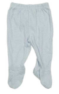 Bílo-světlemodré pruhované polodupky Mothercare