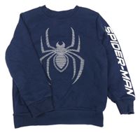 Tmavomodrá mikina s pavoukem - Spiderman Marvel