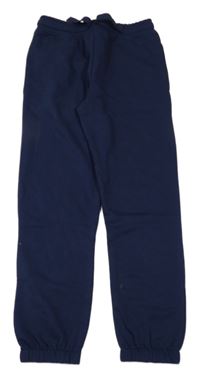 Tmavomodré loose fit tepláky Next