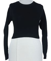 Dámský černý crop svetr Zara 