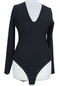 Dámské černé žebrované body Primark 