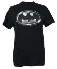Pánské černé tričko se znakem Batmana Primark