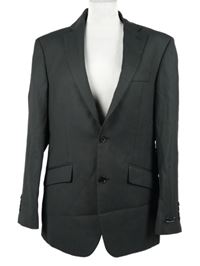 Pánské černo-šedé proužkované sako Daniel Grahame 