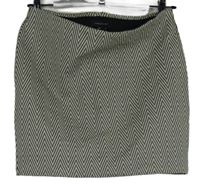 Dámská bílo-černá vzorovaná sukně Atmosphere 