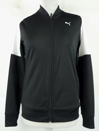 Dámská černo-bílá sportovní propínací mikina Puma 