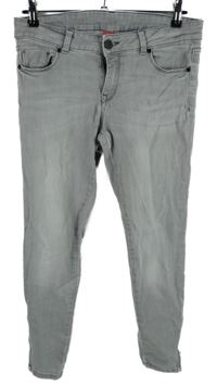 Dámské šedé skinny rifle Livre 
