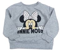 Světlešedá mikina s Minnie zn. Disney