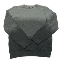 Šedo-černý svetr Primark