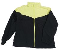 Černo-žlutá šusťáková bunda