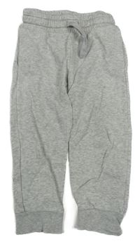 Šedé melírované tepláky H&M