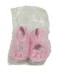 Růžové krajkové capáčky vel.17