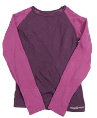 Fialovo-růžové funkční triko SHAMP