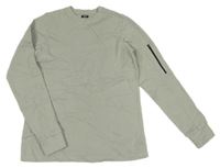 Šedé vzorované triko Next