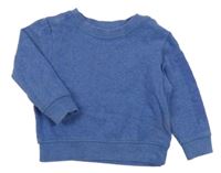 Modrá melírovaná mikina Mothercare