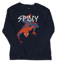 Tmavomodré triko se Spidermanem Marvel