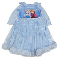 Světlemodrá noční košile s FROZEN a tylem na sukni Disney
