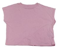 Světlerůžové crop tričko zn. H&M