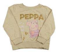 Béžová mikina s Peppou 