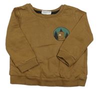 Hnědá mikina se bobrem So Cute