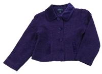 Lilkový crop vlněný kabátek Debenhams