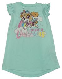 Světlemátová noční košile se Skye - Tlapková patrola Nickelodeon 