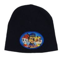 Tmavomodrá pletená čepice s Paw Patrol Nickelodeon