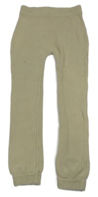 Béžové pletené kalhoty George 