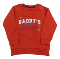 Červená mikina s nápisem Primark