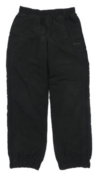 Černé šusťákové kalhoty Slazenger
