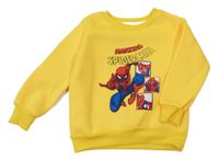 Žlutá mikina se Spider-manem 