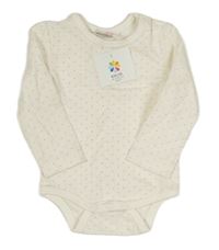 Bílo-růžové puntíkaté body Topomini