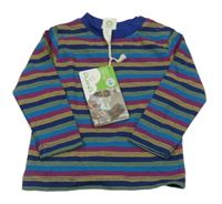 Nové - barevné pruhované triko ALANA