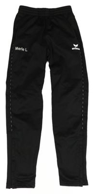 Černé thermo tepláky s logem erima