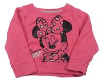 Růžová mikina s Minnie zn. Disney