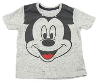 Světlešedé tričko s Mickey mousem zn. George